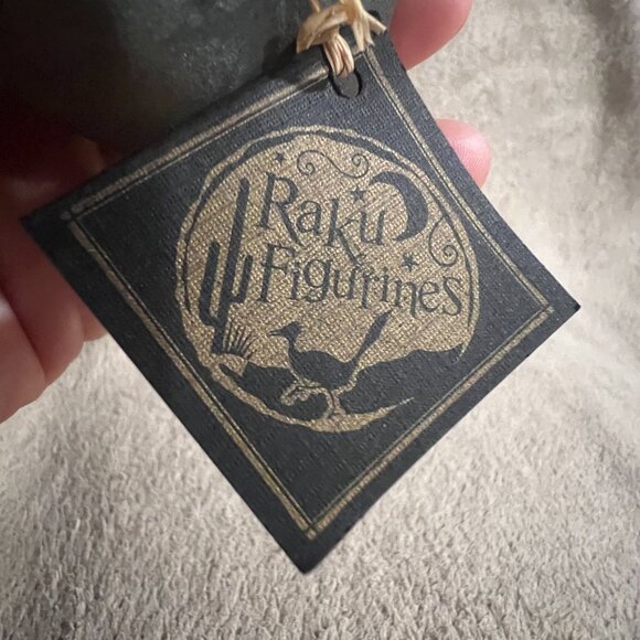 Artist Signed Iridescent Raku Pottery Quail sculpture figurine bird - Picture 8 of 14